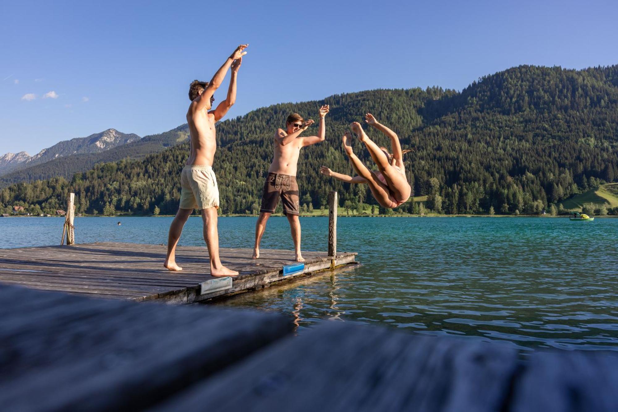 Ferienhof Hoffmann Weissensee Exterior foto